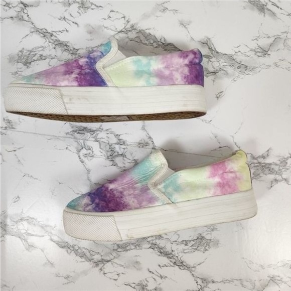 Olivia + Kate Slide on Platform Sneakers Size 7 - Picture 3 of 6